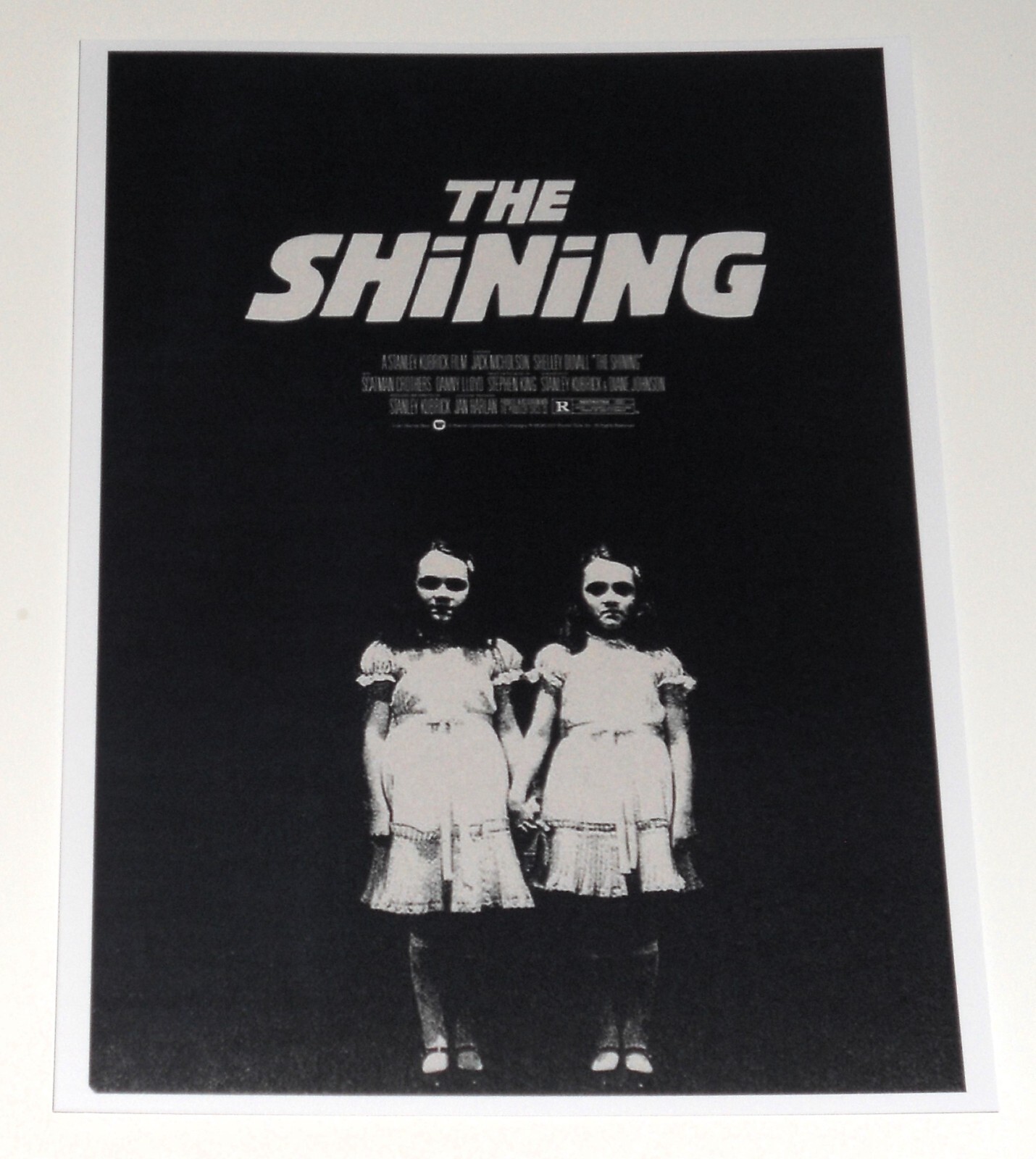The Shining TWINS 1980 Kubrick Small Alternate USA Poster 9″x11″ Ready to Frame!