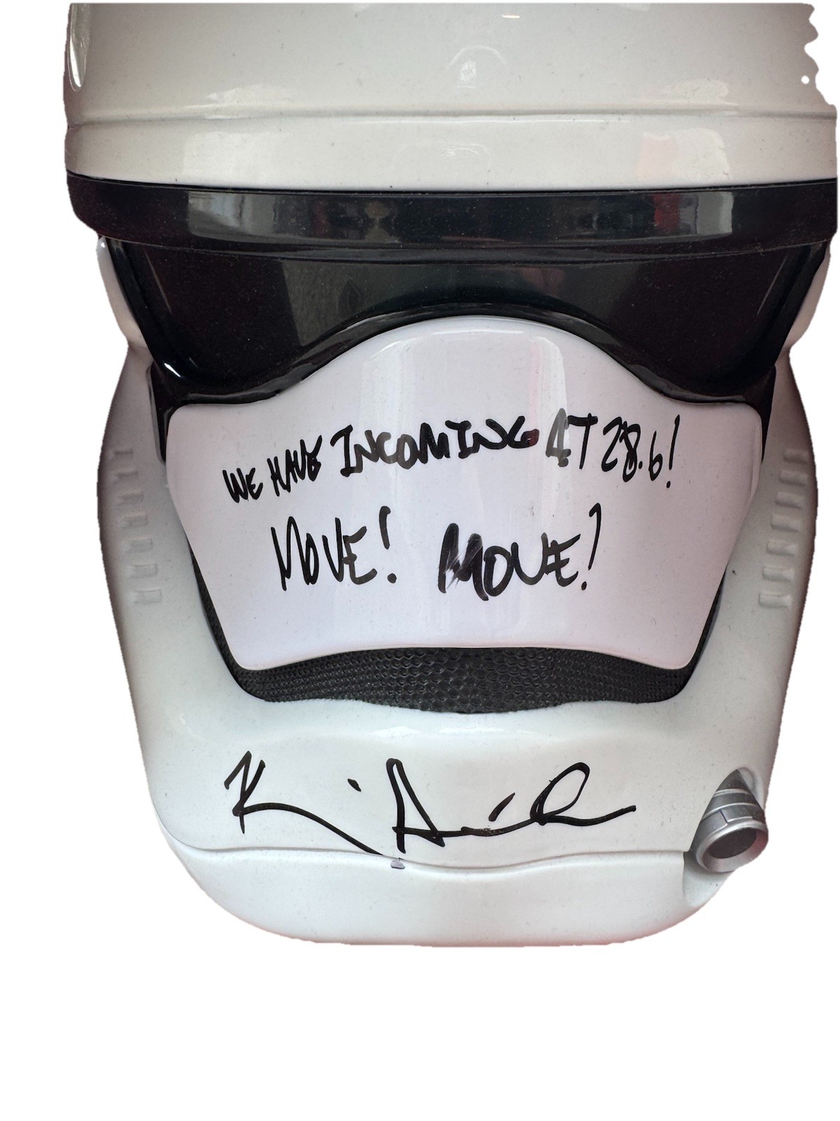 Kevin Smith Signed Star Wars (First Order Stormtrooper) Full Size Helmet JSA