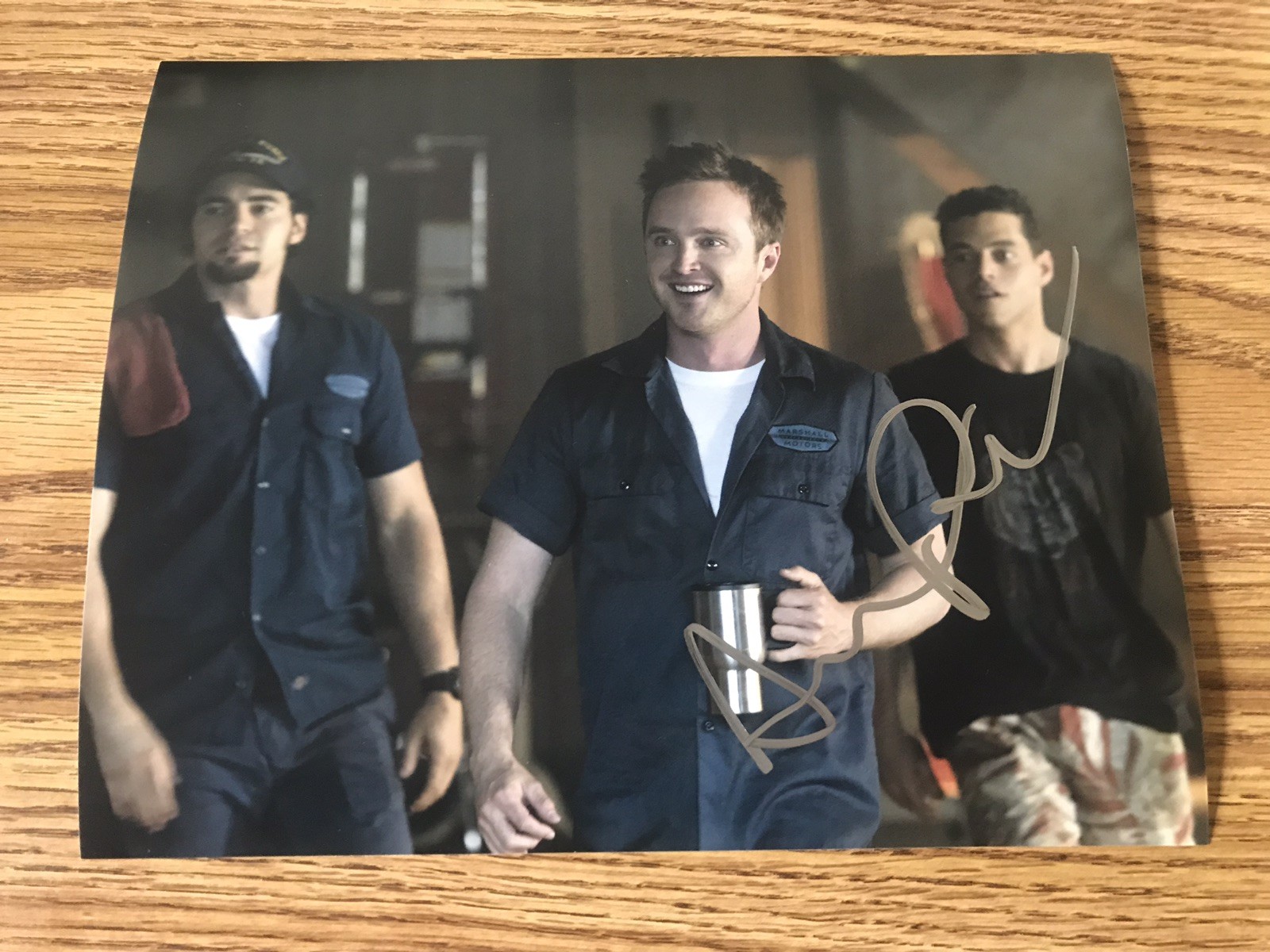 Aaron Paul Autographed 8×10 Photo Need For Speed Breaking Bad Are You Sleeping