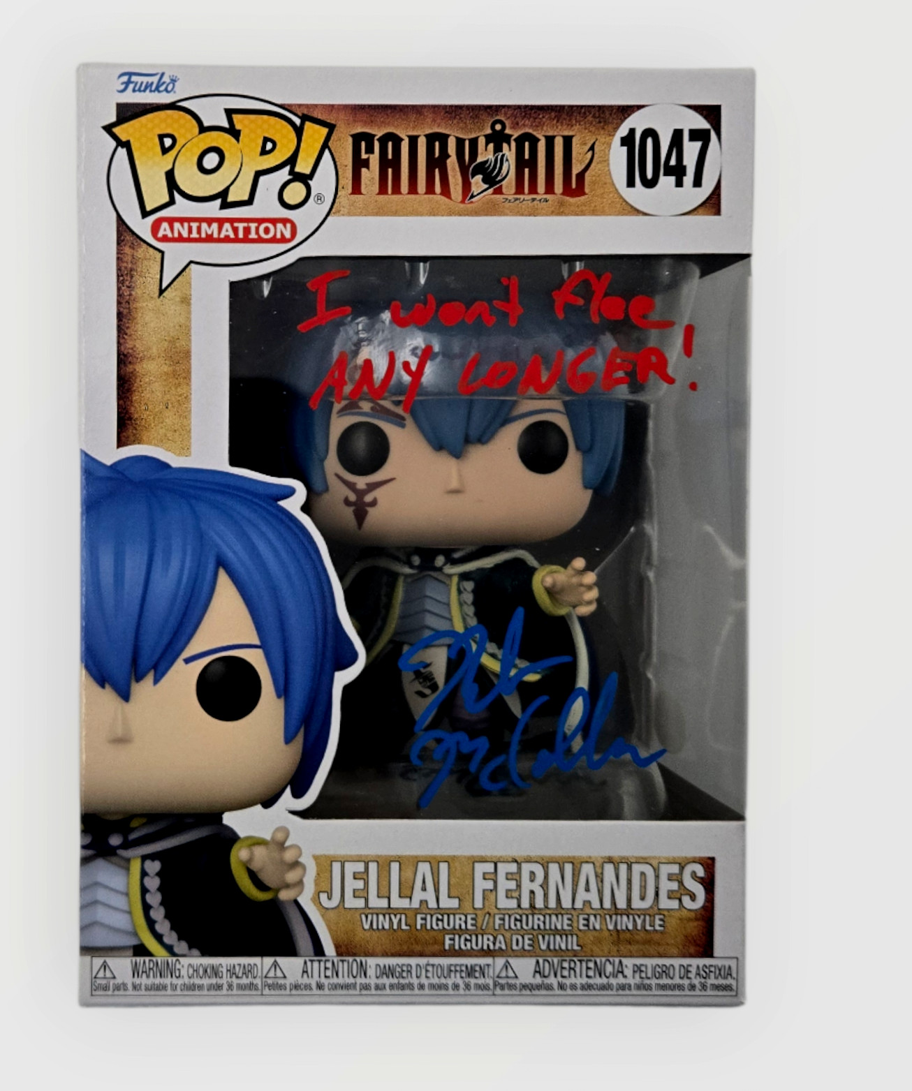 Jellal Fairy Tail Signed Funko Pop Robert McCollum Autograph Anime JSA COA 1-426