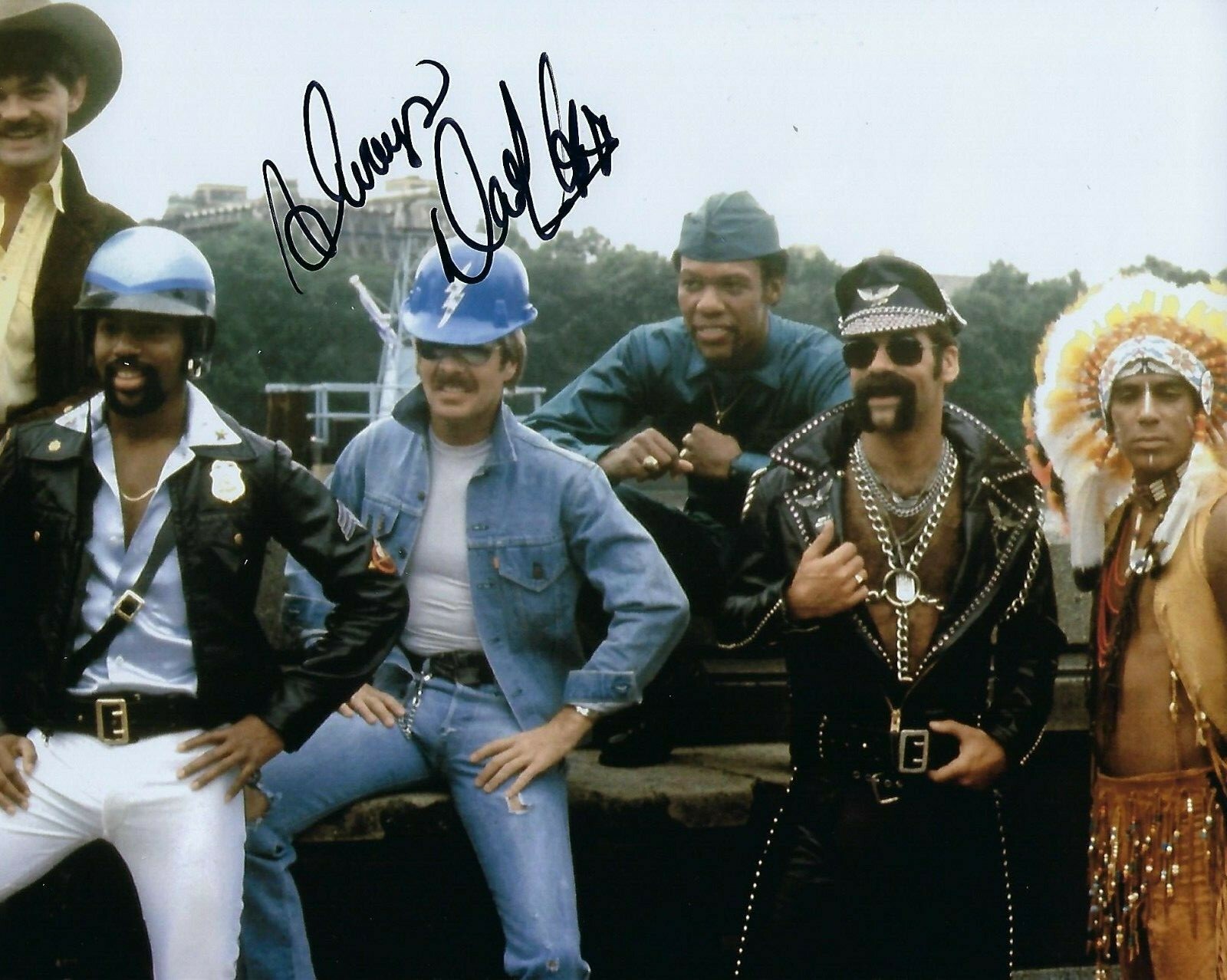 GFA The Village People Construction * DAVID HODO * Signed 8×10 Photo D1 COA