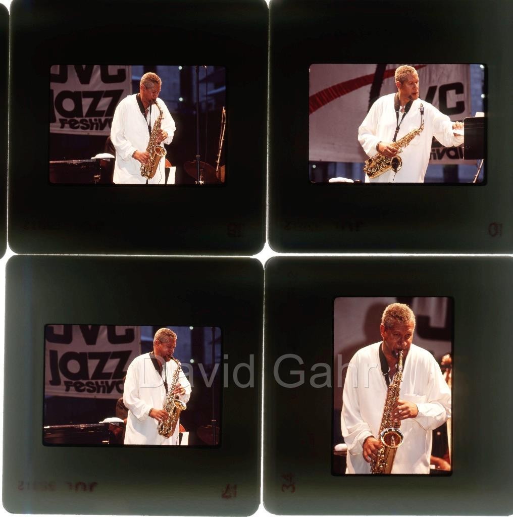 ’94 Rashied Ali JVC Jazz Fest Avant Garde Drummer 35mm 4 Transparency Lot C270