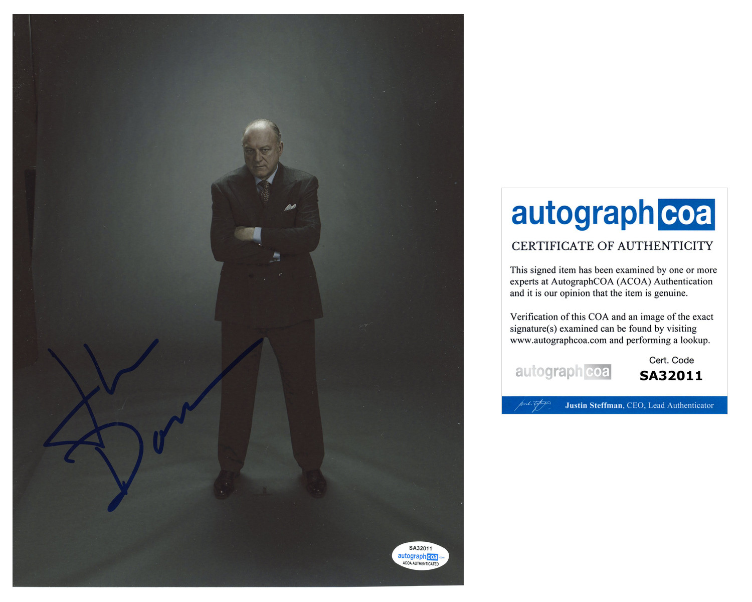 John Dolman Gotham Autographed Signed 8×10 Photo ACOA #1