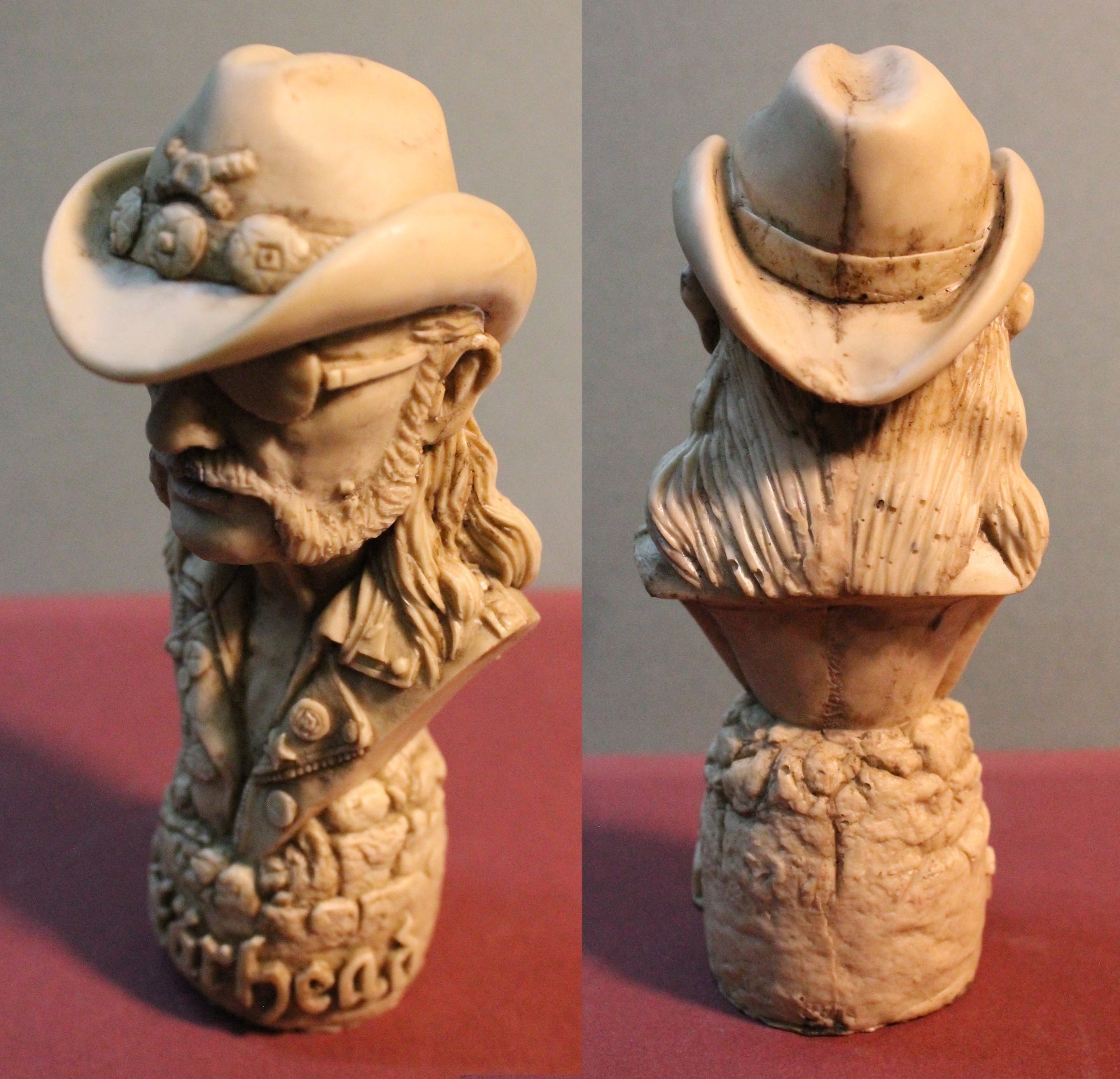 LEMMY BY MOTORHEAD BUST RESIN SCULPTURE HEAVY METAL MUSIC ROCK FIGURE Motörhead