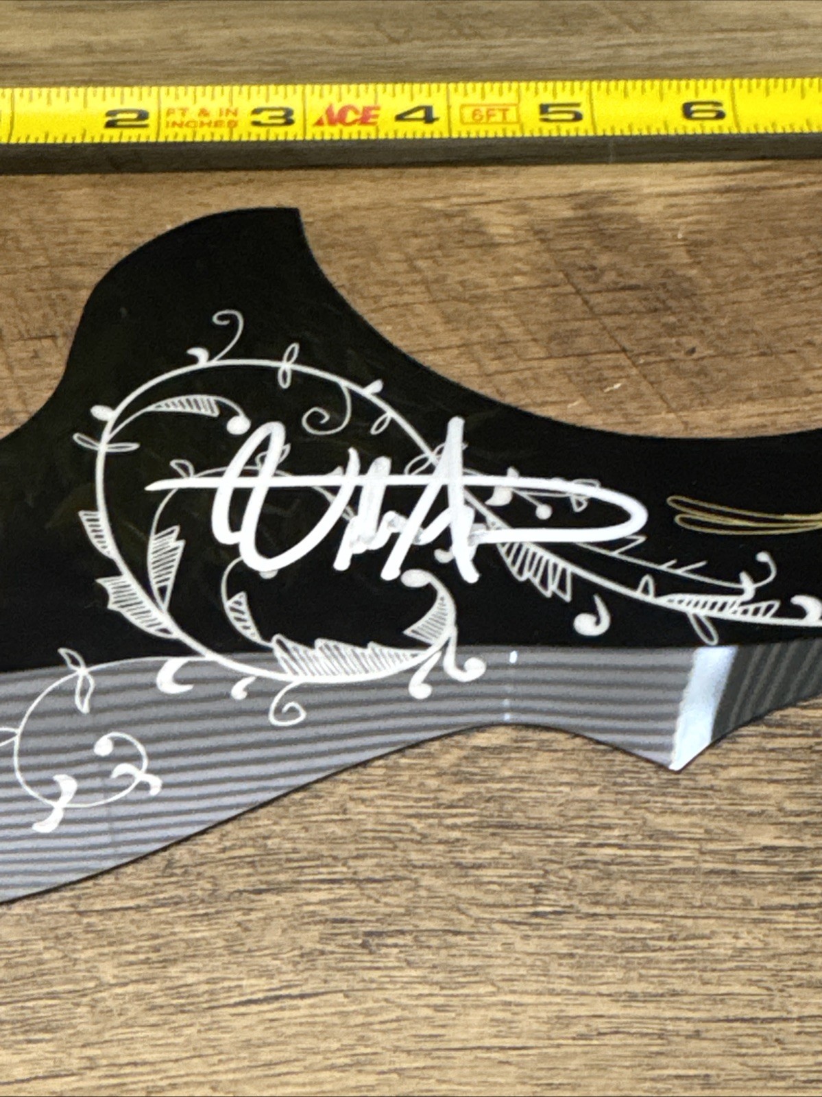 Billy Strings Signed Acoustic Guitar Pickguard Bluegrass Autographed w/COA Proof