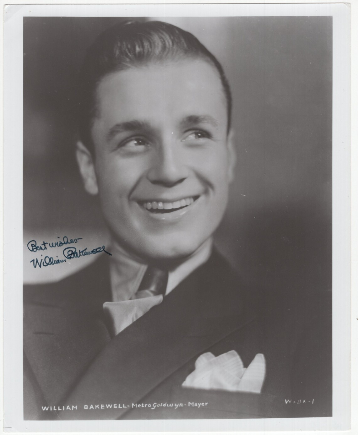 William Bakewell Signed 8 x 10 Photo / Autographed Actor