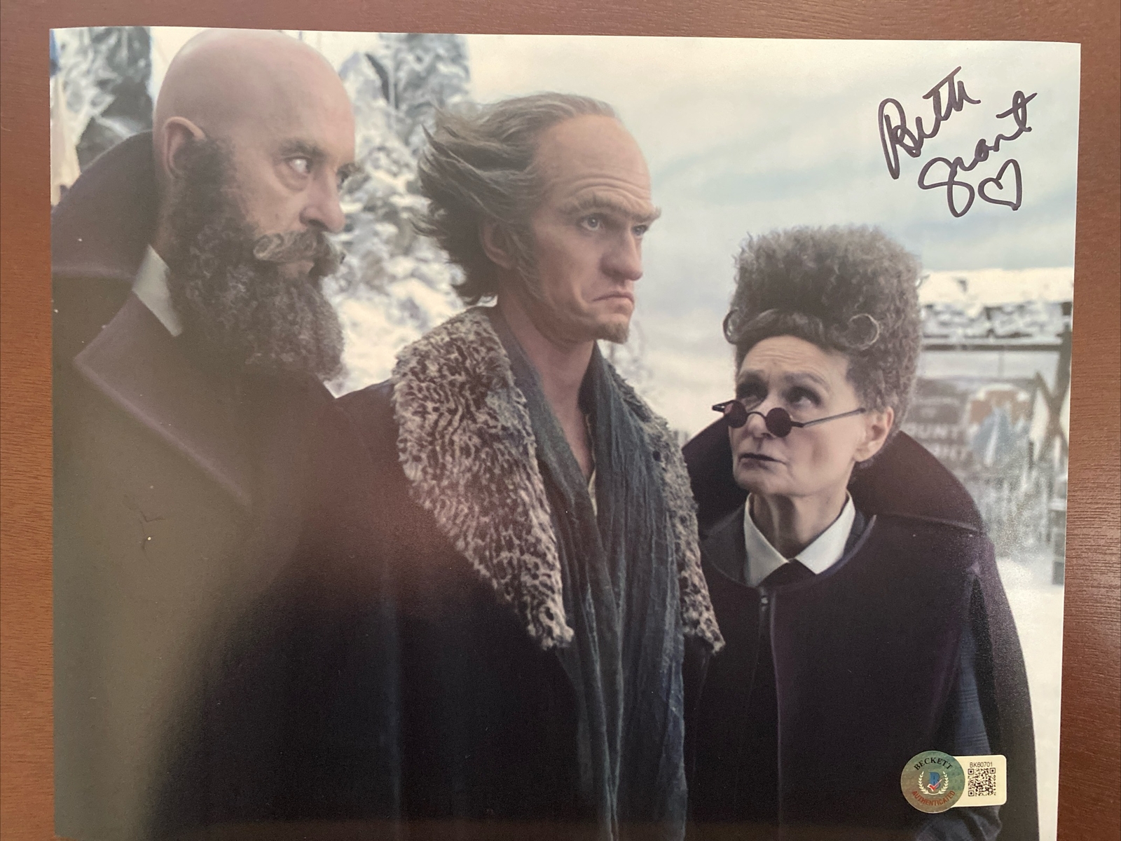 Beth Grant Signed Autographed 8X10 Photo COA BAS Beckett #BK60701