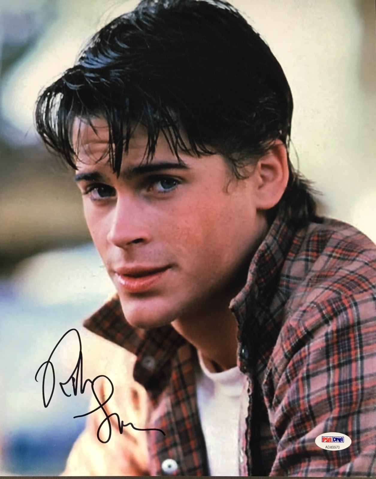 ROB LOWE SIGNED 11X14 PHOTO PSA COA AUTOGRAPH AD89970