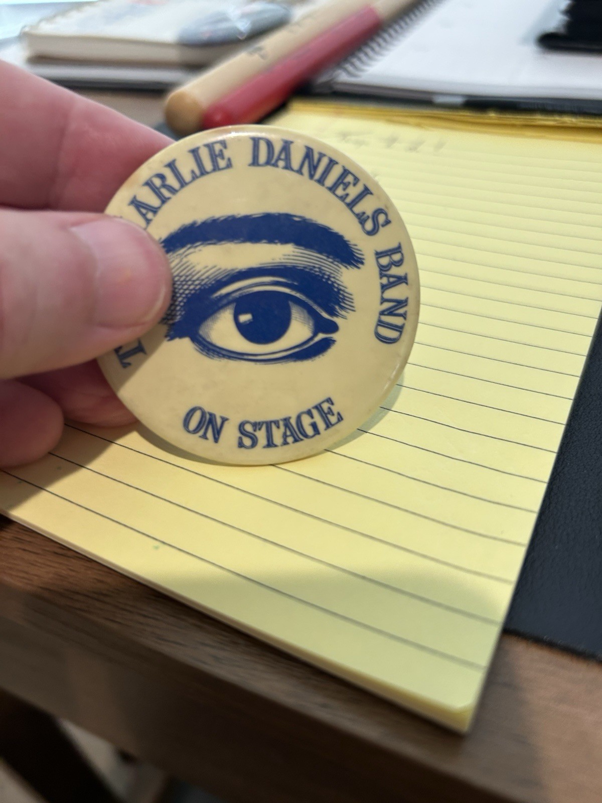 Charlie Daniels Stage Crew Badge Pass Very Rare