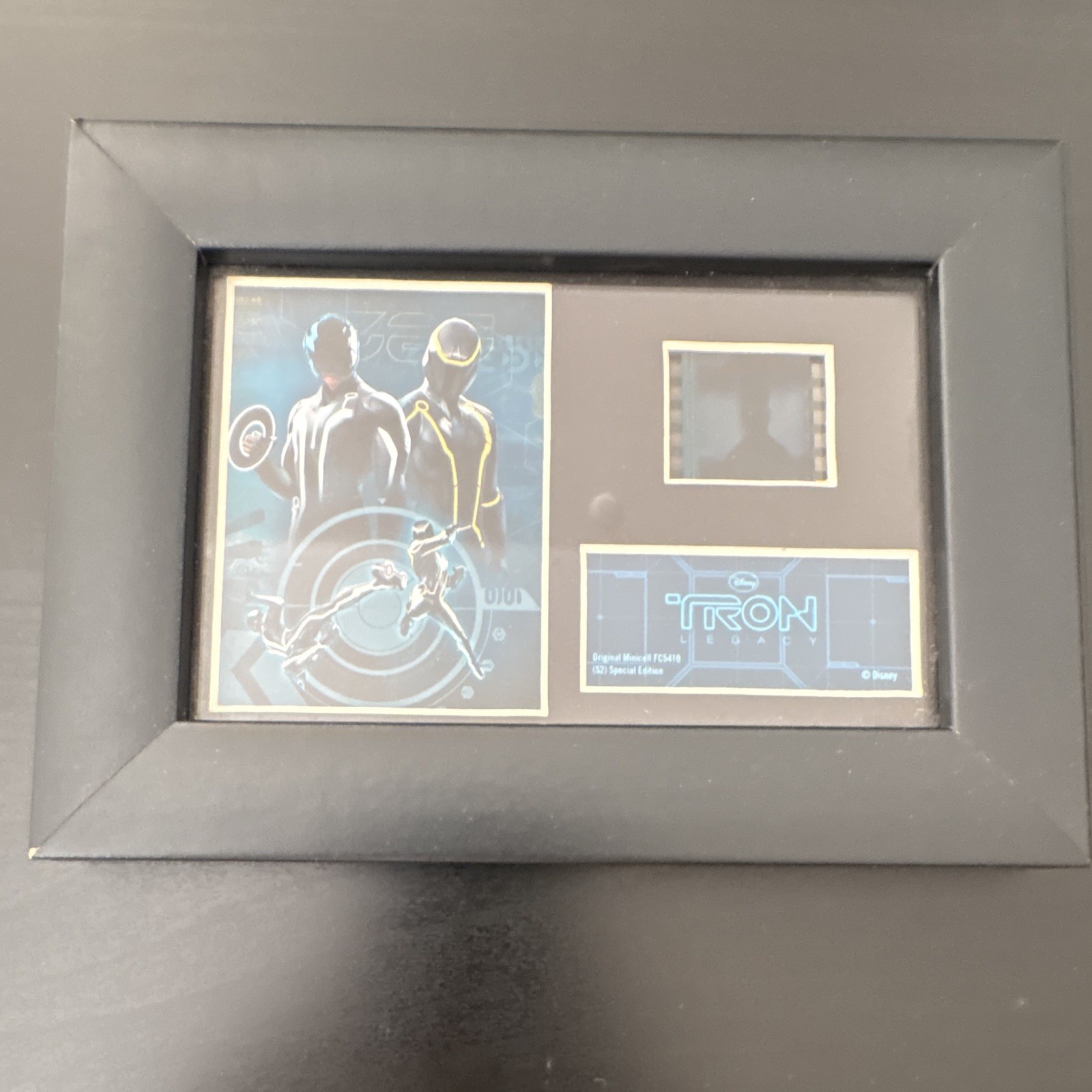 TRON Legacy Framed Mounted Film Cell Display w/ Certificate of Authenticity