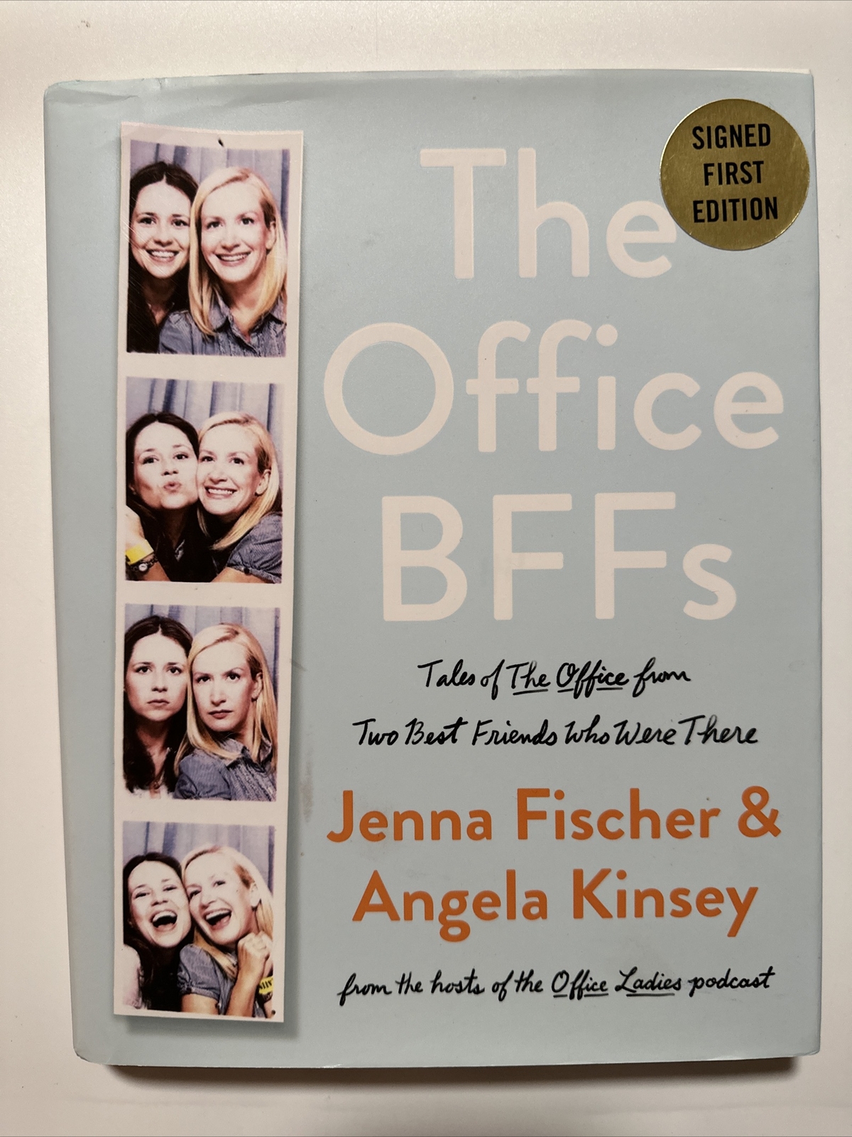 THE OFFICE BFFs “ Pam”Jenna Fischer & “Angela”Kinsey Signed 1st Ed. Autographed