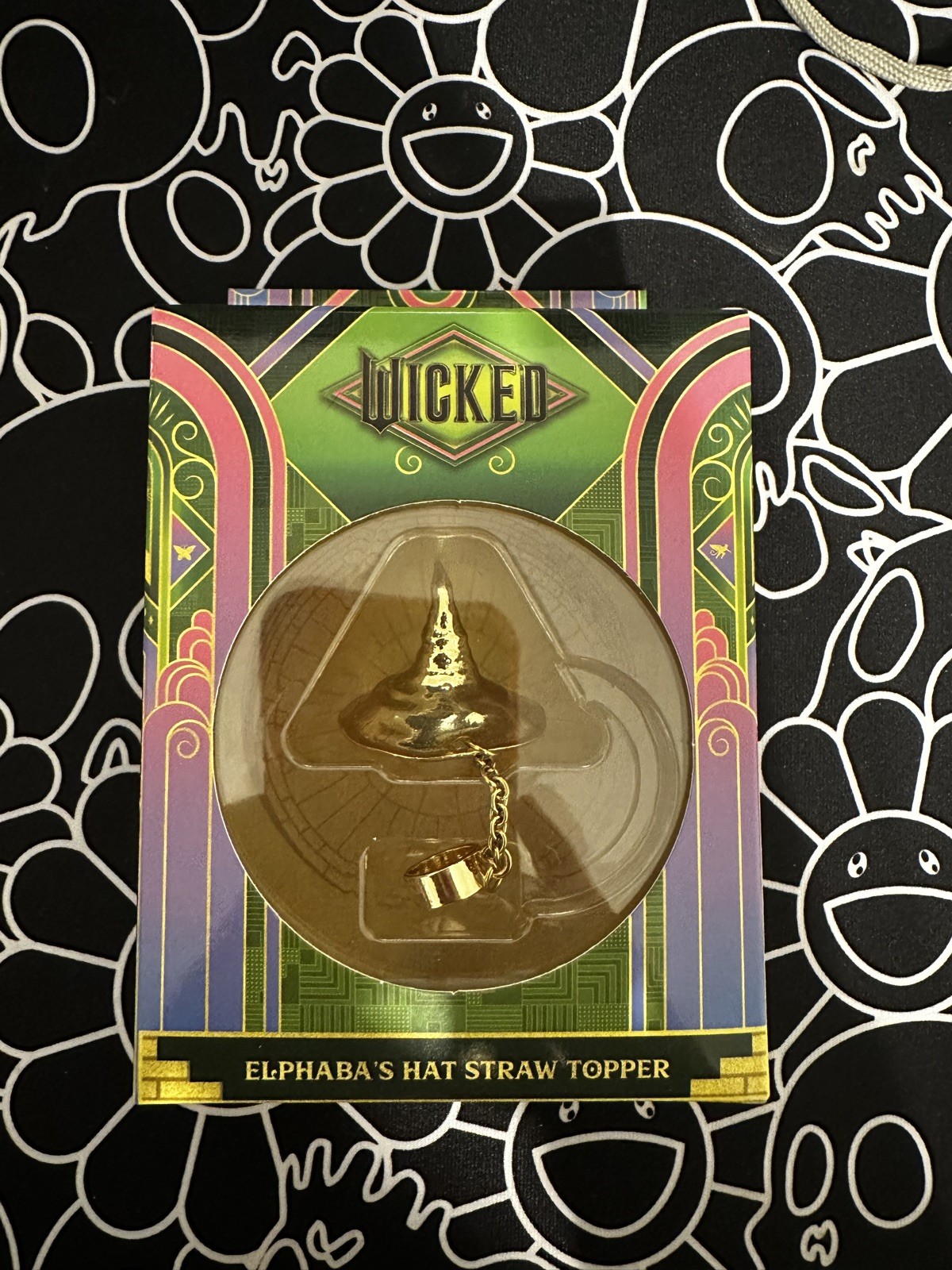 Wicked Elphaba’s Hat Straw Topper Limited Edition Char Charms 18K Gold Plated