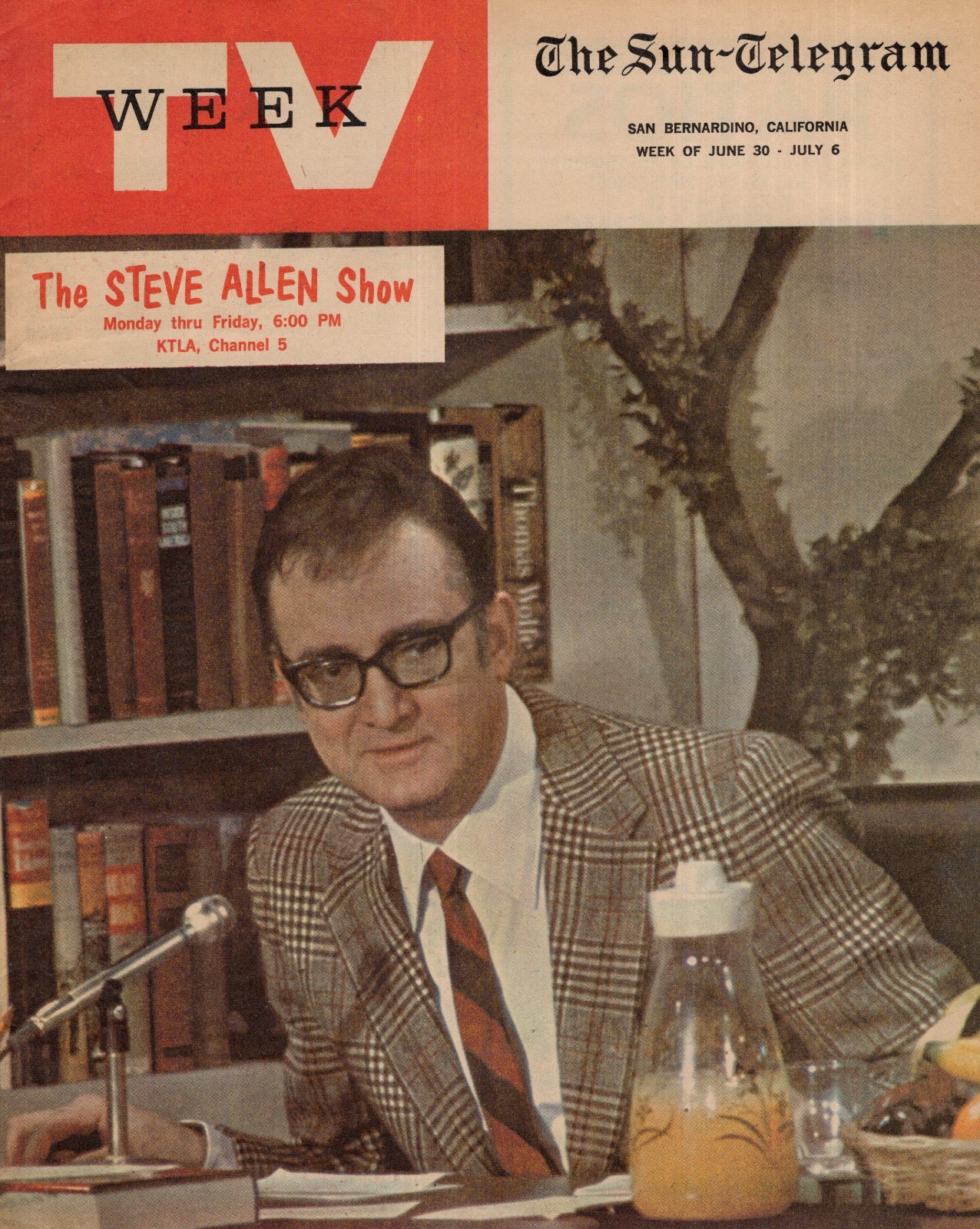 Local TV Guide Steve Allen Barbara Anderson San Bernadino M4431