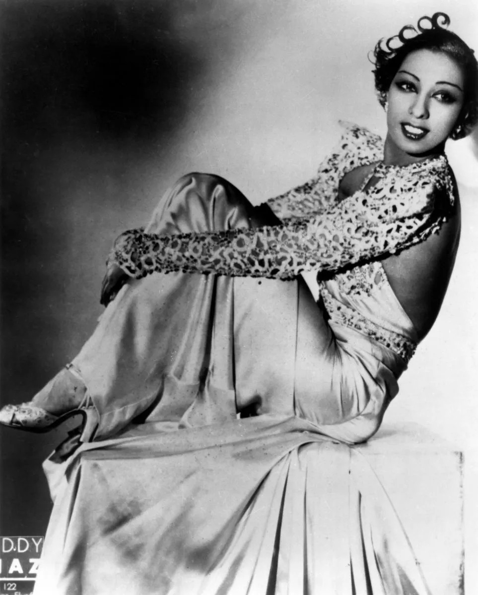 Josephine Baker Jazz Pop Singer Dancer Black And White 4×6 Picture Celebrity Pr