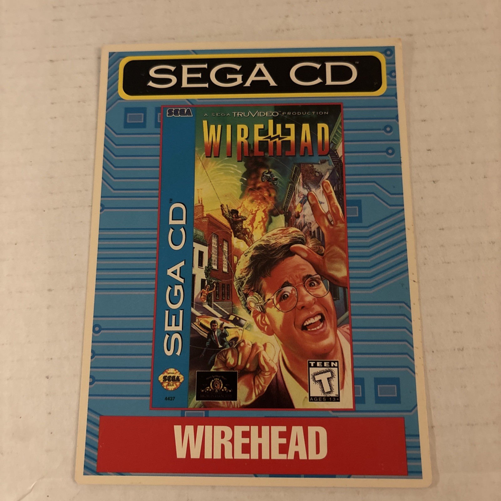 Sega CD Wire Head VIDPRO Card Toys R Us Display Card Rare