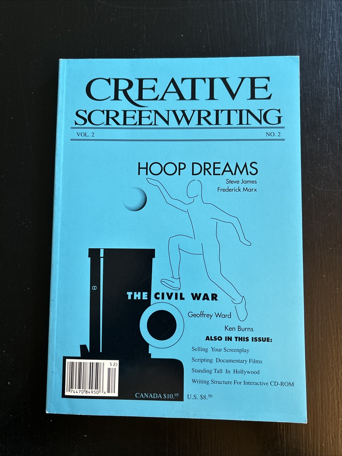 Creative Screenwriting Hoop Dreams Volume 2 #2 Summer 1995 No Label!