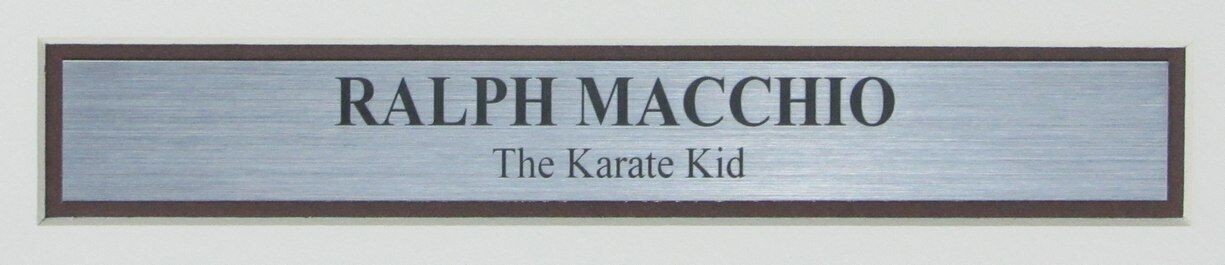 Ralph Macchio “The Karate Kid” Signed/Autographed 11×14 Photo Framed JSA 164777