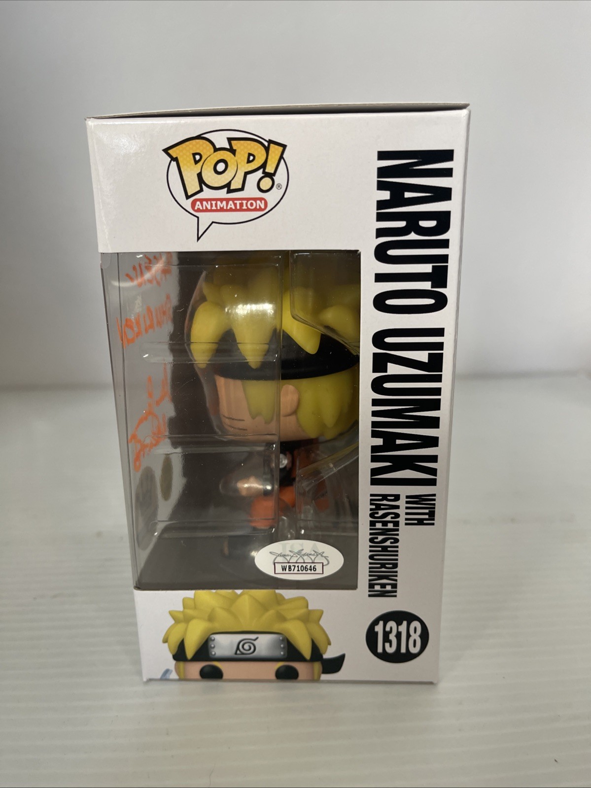 Maile Flanagan Signed Autographed Naruto Rasenshuriken Funko Pop 1318 JSA COA 8