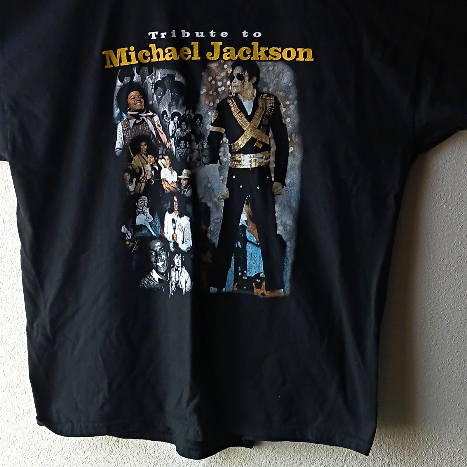 Alstyle Black Michael Jackson Tribute 1958-2009 Graphic T-Shirt Rock & Pop L