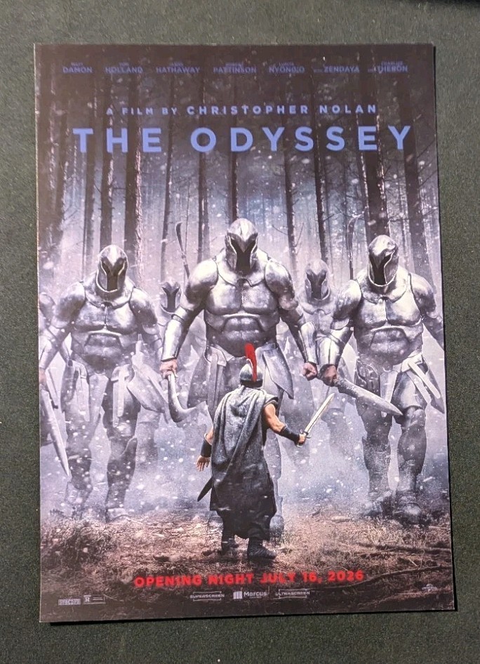 The Odyssey Movie Theater Exclusive Illustration Movie Mini Poster Print 7×10 in