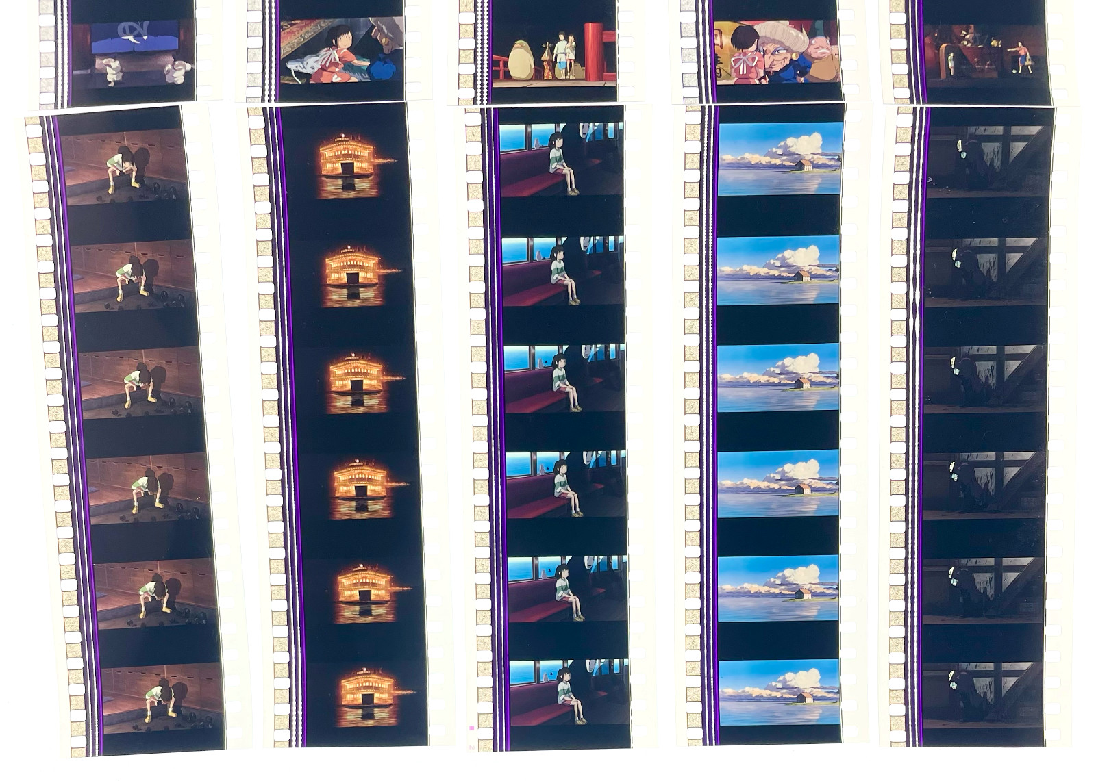 Spirited Away (2001) 35mm Film Cell 10 Strips Studio Ghibli
