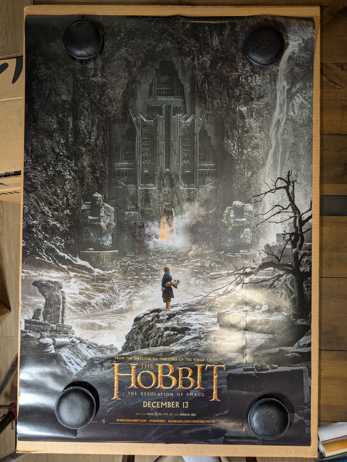 The Hobbit The Desolation of Smaug movie poster 27×40 d/s original