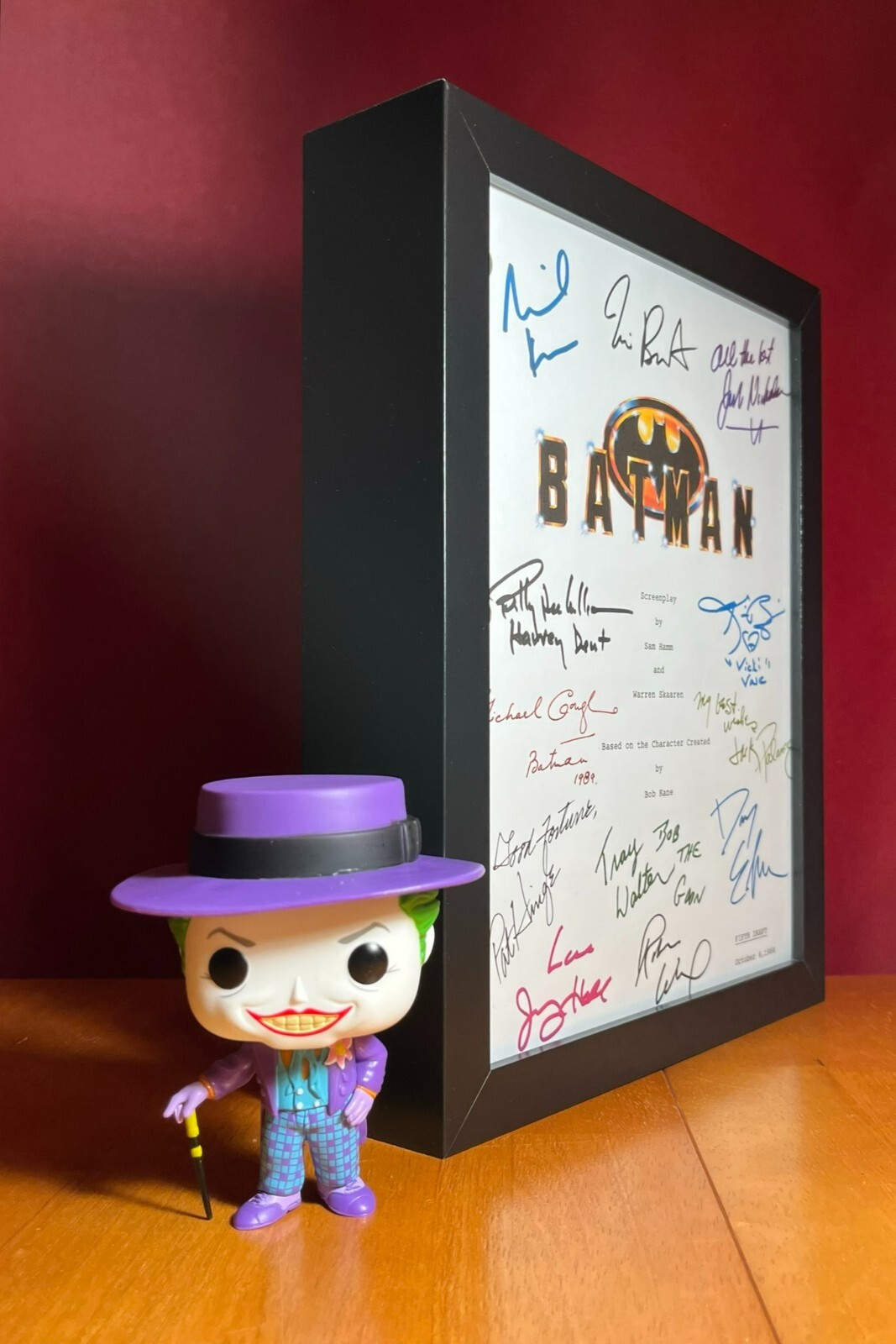 Batman 1989 Script Cast-Signed – Autograph Reprints – 129 Pages – Michael Keaton