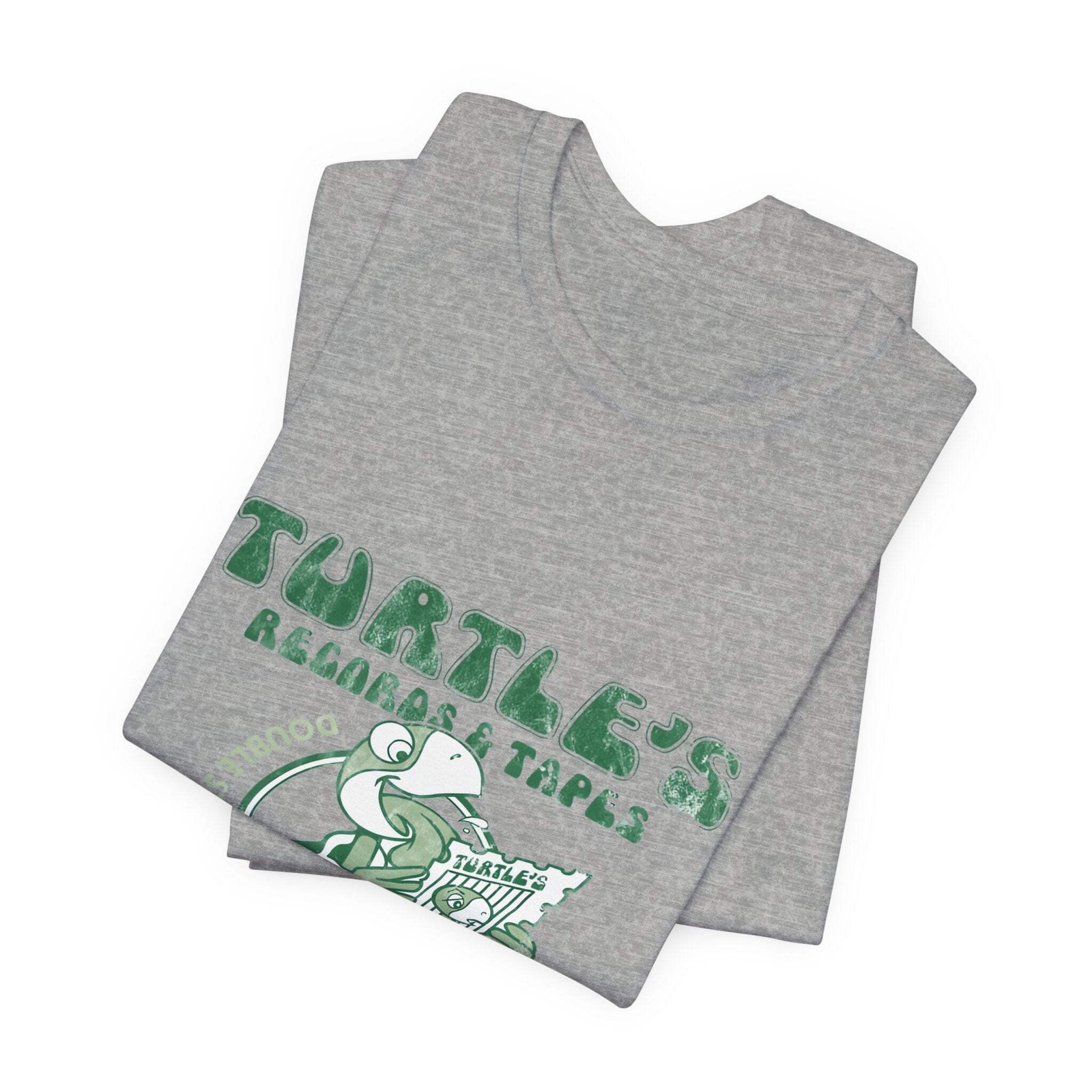 Vintage Turtles Records & Tapes Savings Stamps Logo Unisex Jersey Short Sleeve T