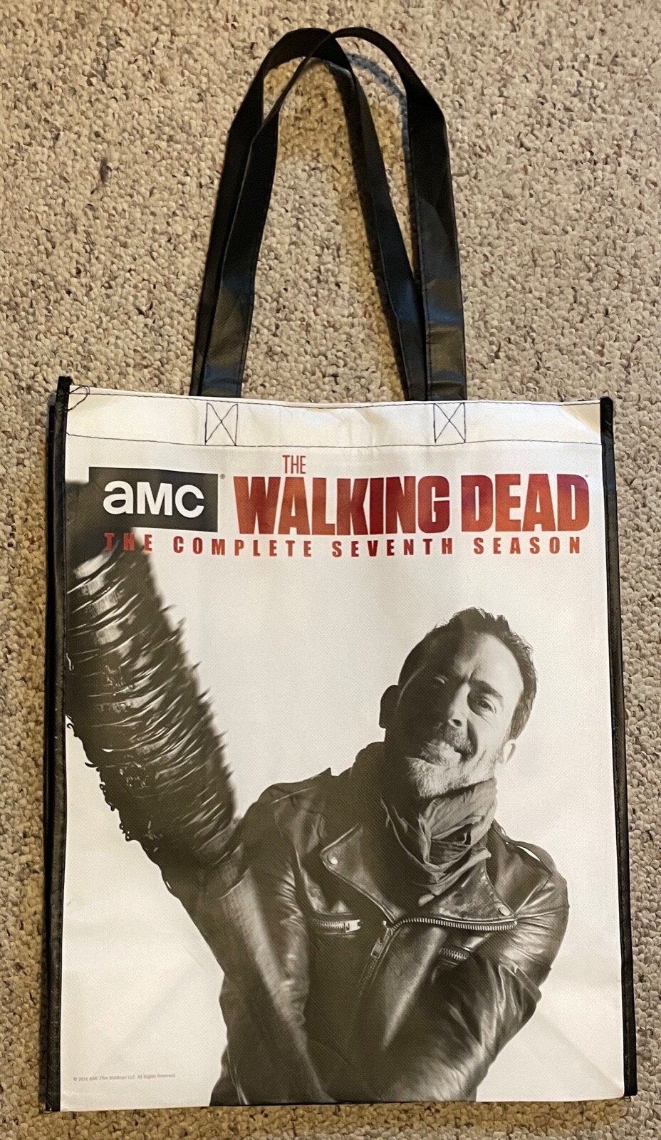 The Walking Dead Promo Tote Bag – Negan (The Evil Dead On Back – Ash) – 2016