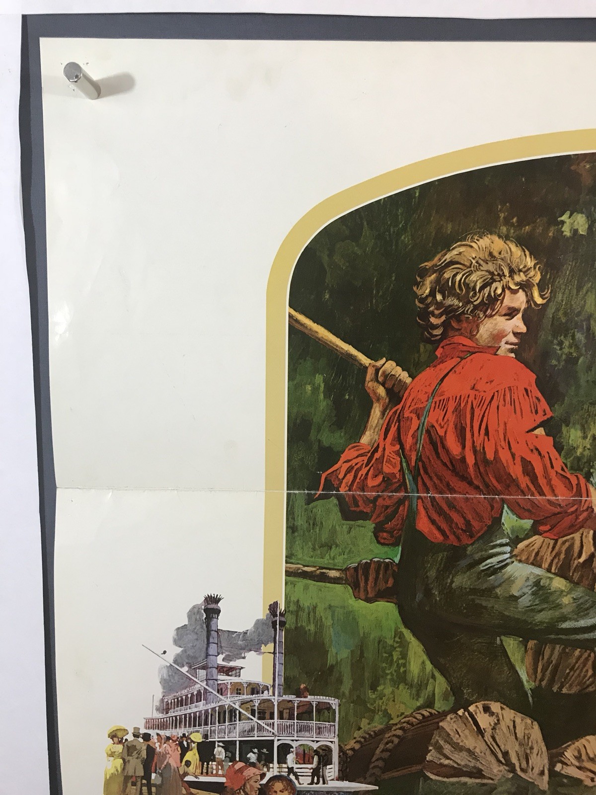 HUCKLEBERRY FINN Movie Poster (Good) One Sheet 1974 Jeff East Mark Twain 1318