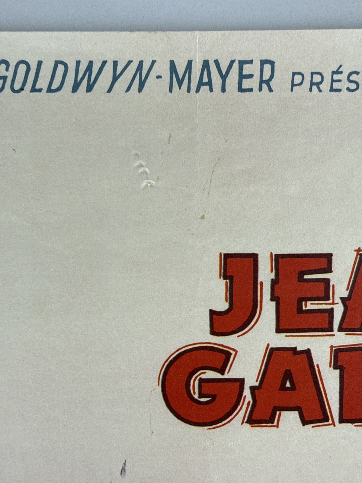 ANY NUMBER CAN WIN Movie Poster (Fine) Belgian 1963 14.5×18.5 Jean Gabin 111