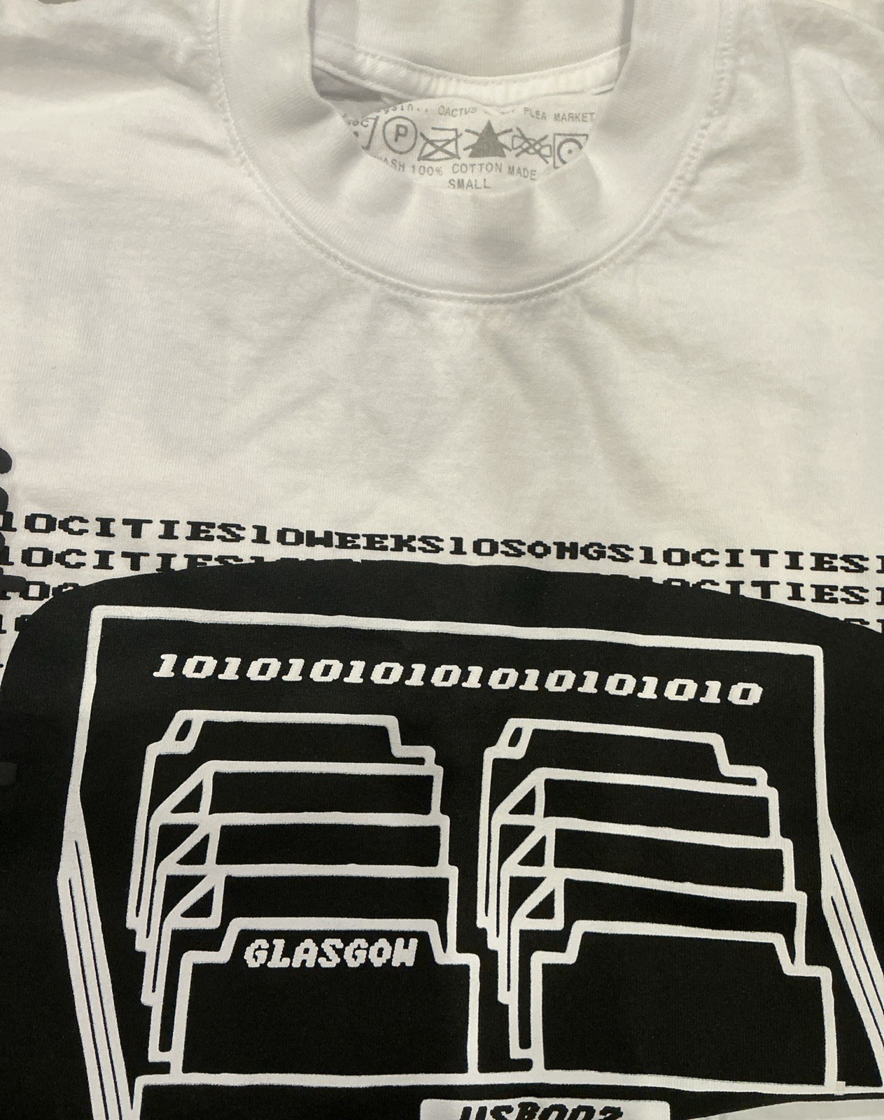 Fred Again.. USB002 Glasgow White CPFM T Shirt Tour Merch Oct 3 – SMALL New