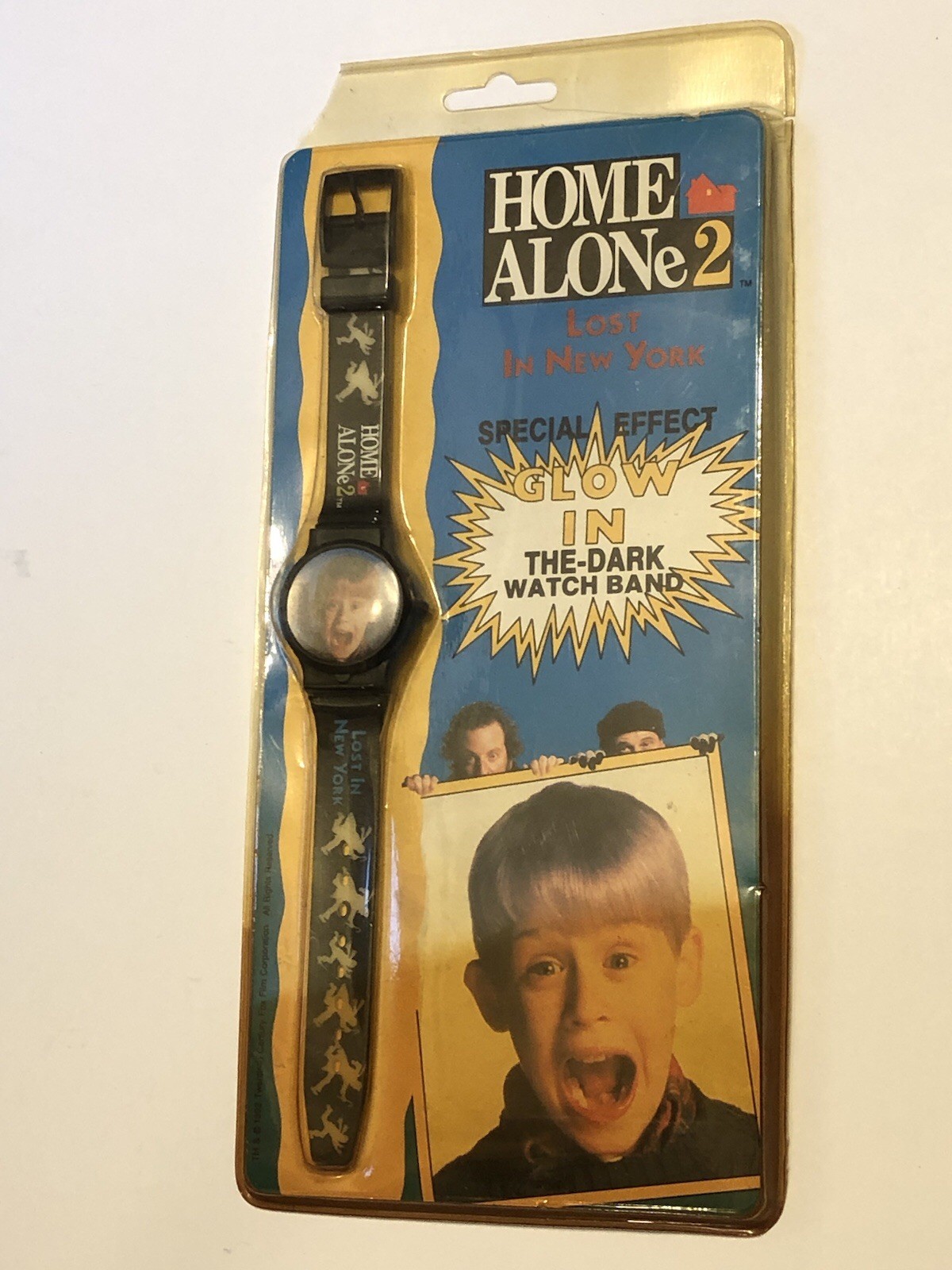 Rare 1992 Vintage Home Alone 2 Lost in New York Glow in the Dark Watch Band