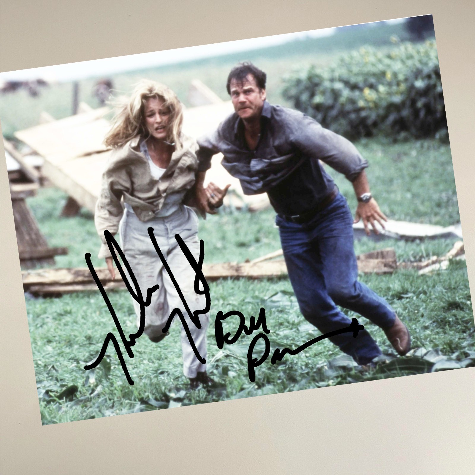 Twister Movie Helen Hunt & Bill Paxton Autographed Signed Reprint