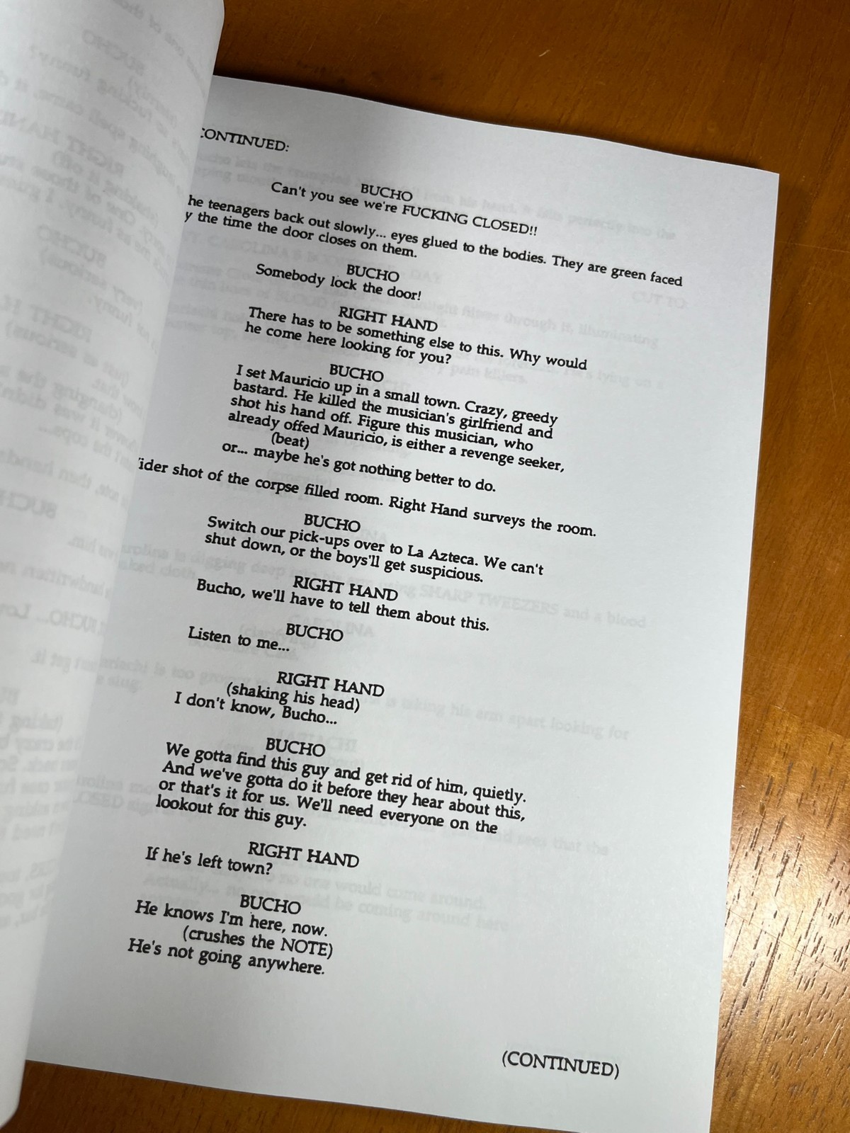 Mexico Trilogy Scripts Signed- Autograph Reprints- Antonio Banderas, El Mariachi