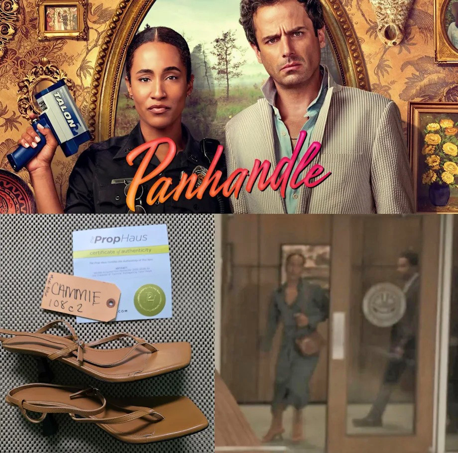 PANHANDLE: Tiana Okoye/ Cammie — heels shoes S01E08 Finale w/Tag & COA