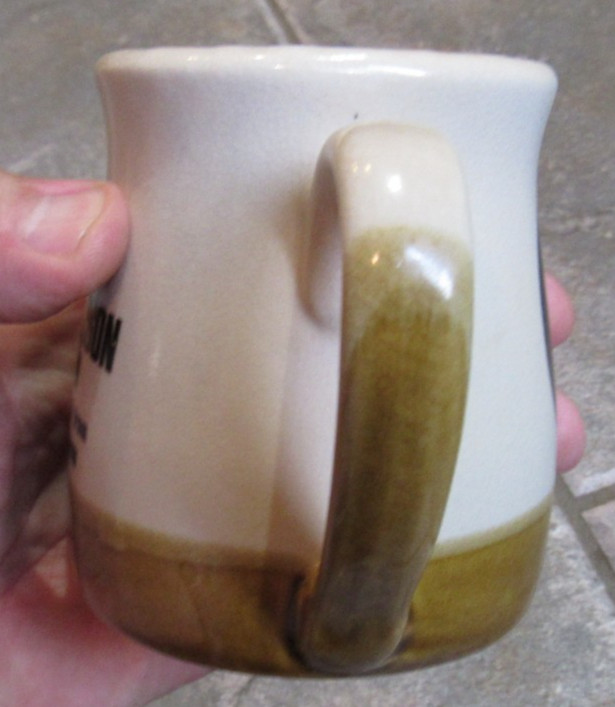 Vintage Johnny Carson Collection The Tonight Show Ceramic Coffee Cup Mug FBI USA