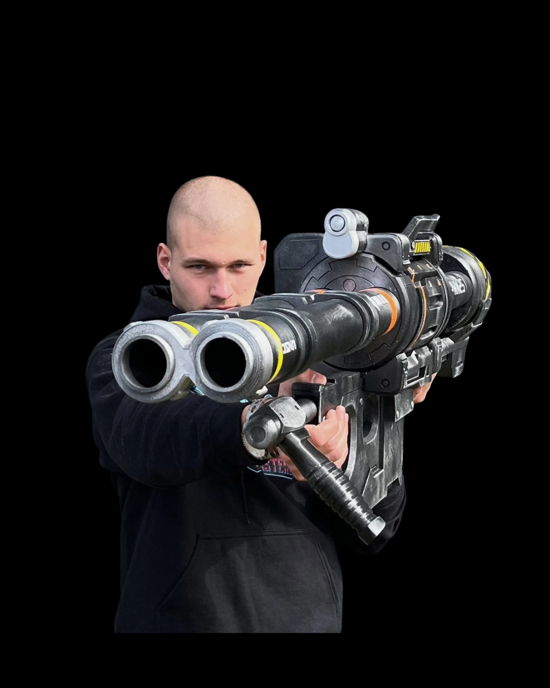 Sci-Fi Rocket Launcher Prop Replica Cosplay Display