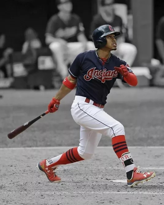 Cleveland Indians Francisco Lindor Spotlight 8×10 PHOTO PRINT