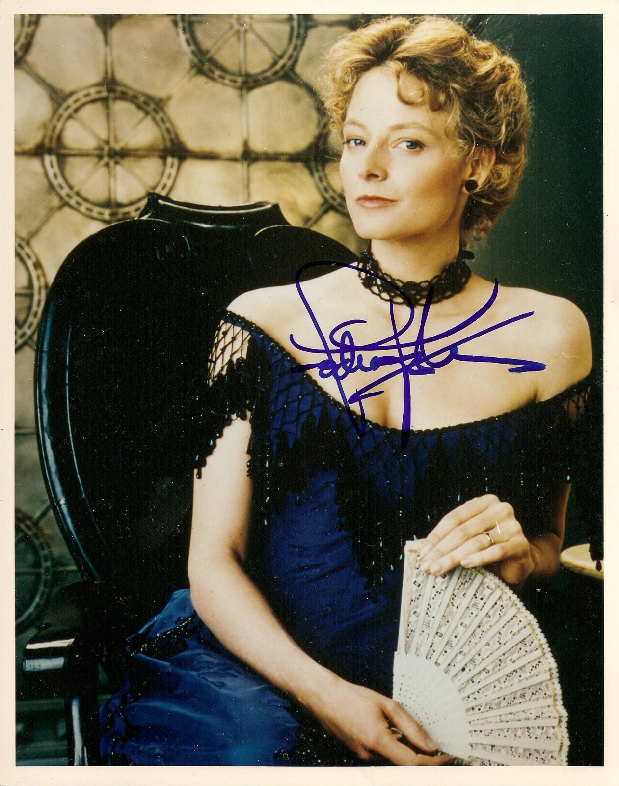 Jodie Foster photo w/reproduction signature archival quality
