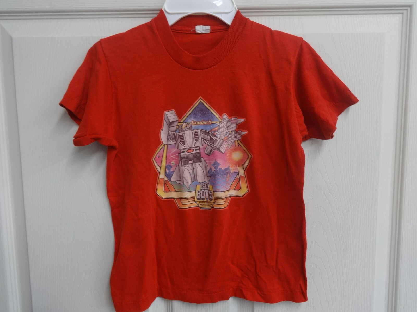 Vintage 1984 Official Merchandise Go-Bots Leader-1 T-Shirt Child Large 10/12