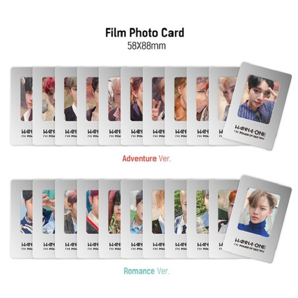 WANNA ONE 1ST ALBUM 1©ö©ö=1 POWER OF DESTINY FILM PHOTO CARD