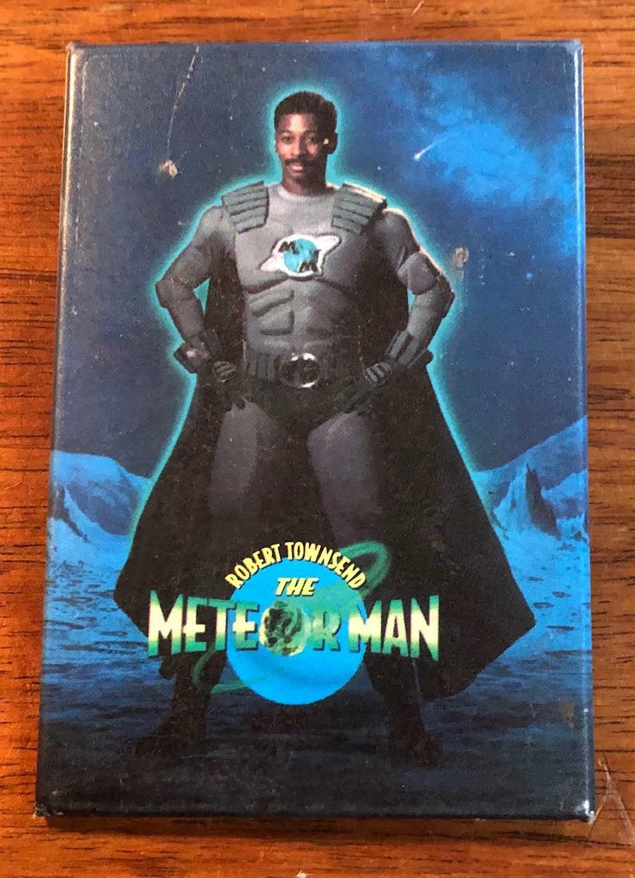 Vintage 1993 The Meteor Man Movie Promotional Pinback Button 3″ Robert Townsend