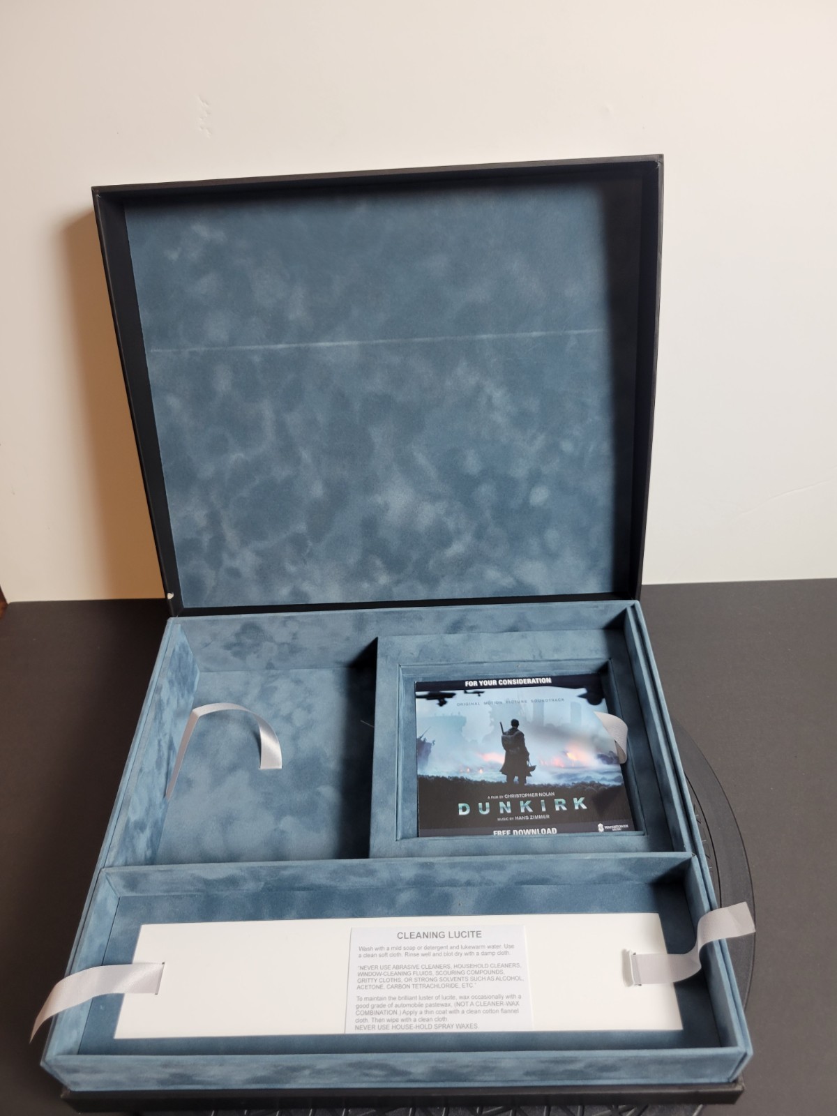 Dunkirk Golden Globe FYC Lucite Promo Box Nolan Hans Zimmer Rare