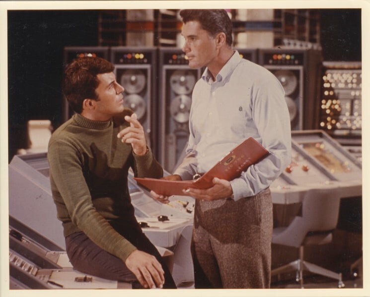 The Time Tunnel TV Sci Fi Robert Colbert James Darren Vintage 8×10 Color Photo