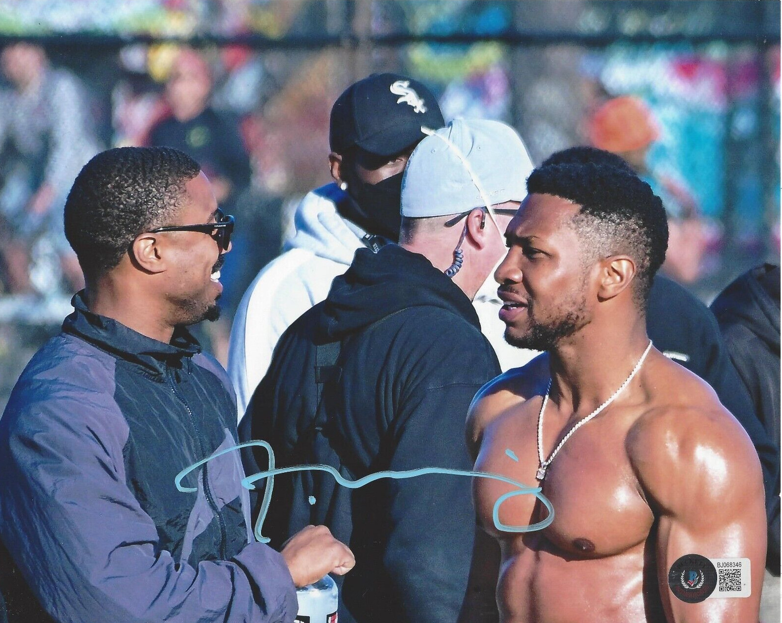 JONATHAN MAJORS SIGNED ‘CREED 3’ 8×10 MOVIE PHOTO B ACTOR III BECKETT BAS COA