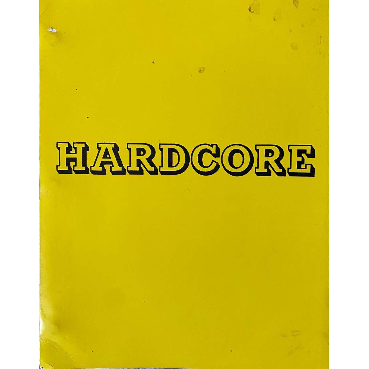 HARDCORE Original Movie Script 108p – 8×10 in. – 1979 – Paul Schrader, George C.