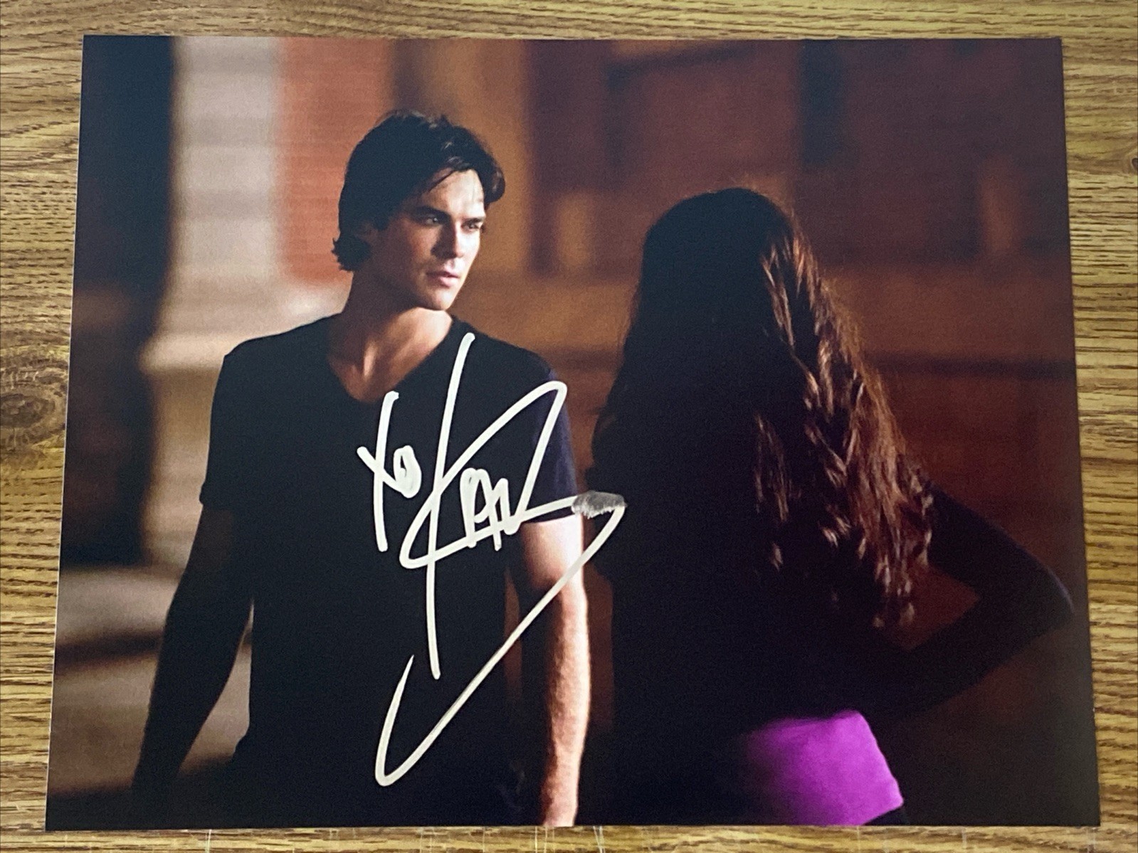 Ian Somerhalder Autographed 11×14 Photo ‘The Vampire Diaries’ ‘Damon Salvatore’