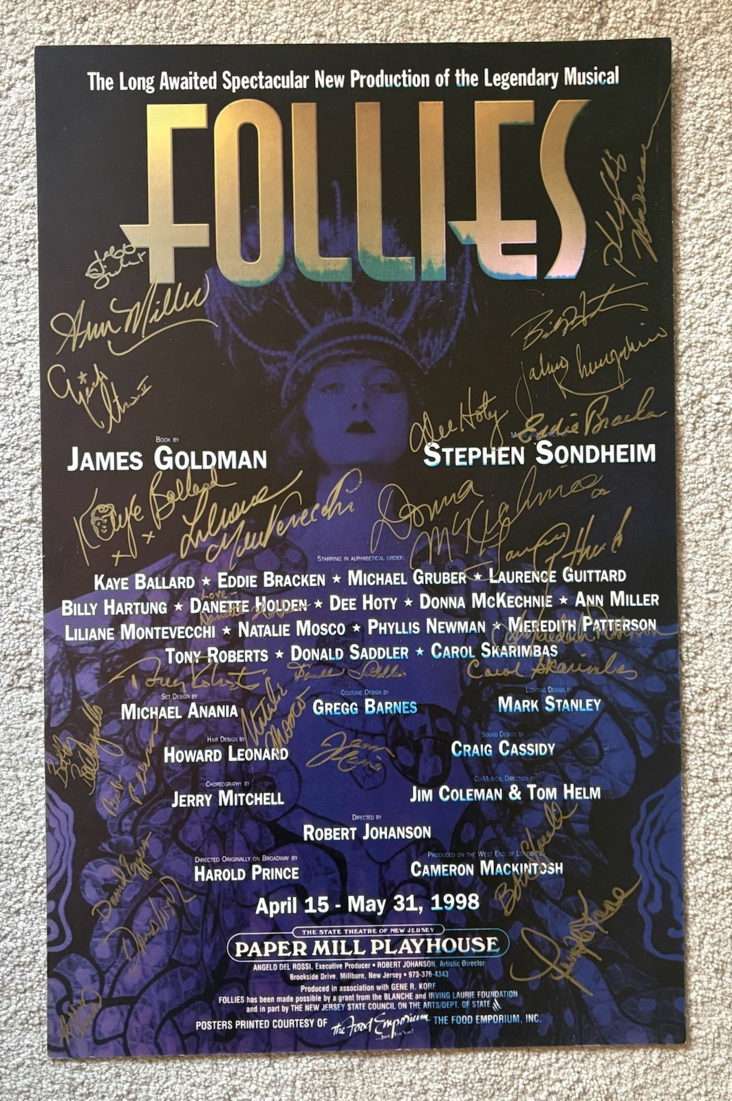 Stephen Sondheim Broadway Poster Collection – Follies Sweeney Todd Assassins Etc