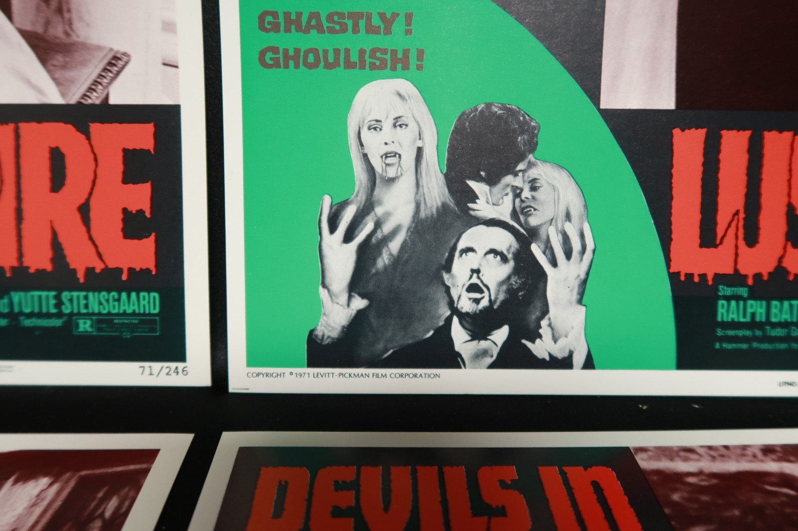 Lust for a Vampire 1971 Lobby Cards Still Full Set Originals 11 x 14 NSS 71/246